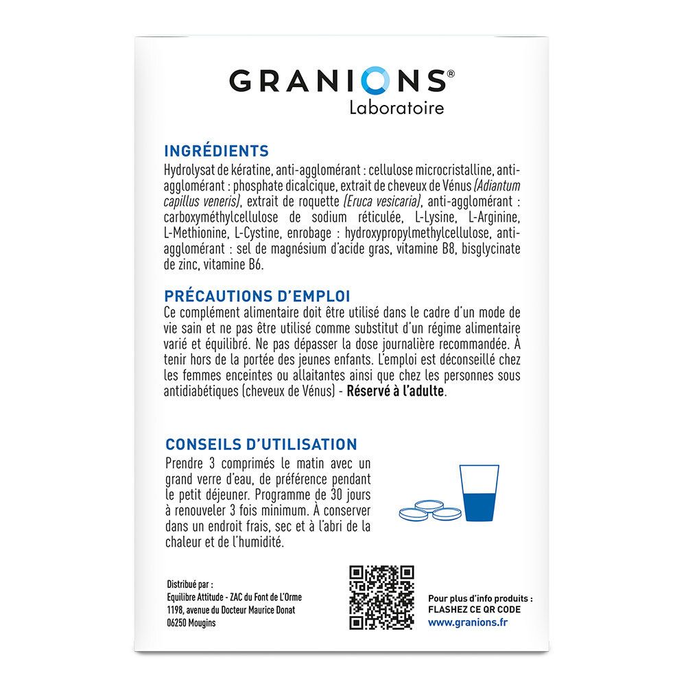 Granions Pro Keracys Kératine - 1000mg