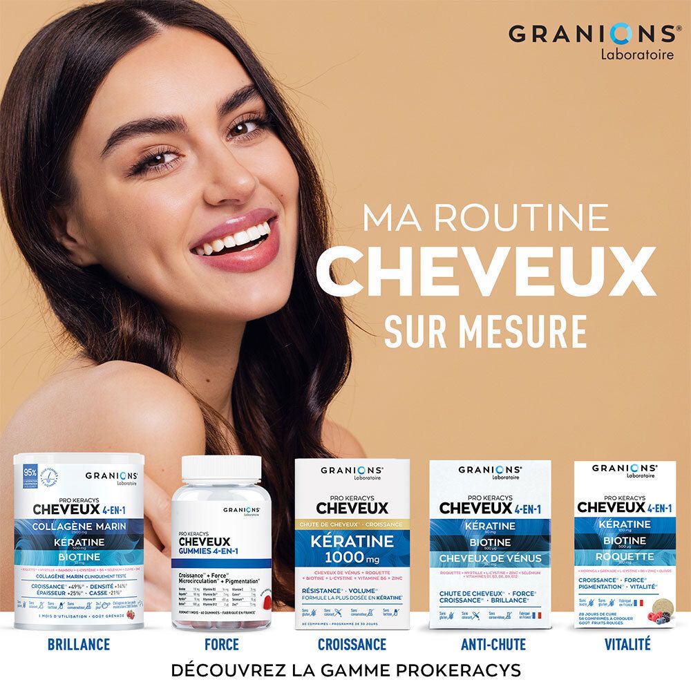 Granions Pro Keracys Kératine - 1000mg