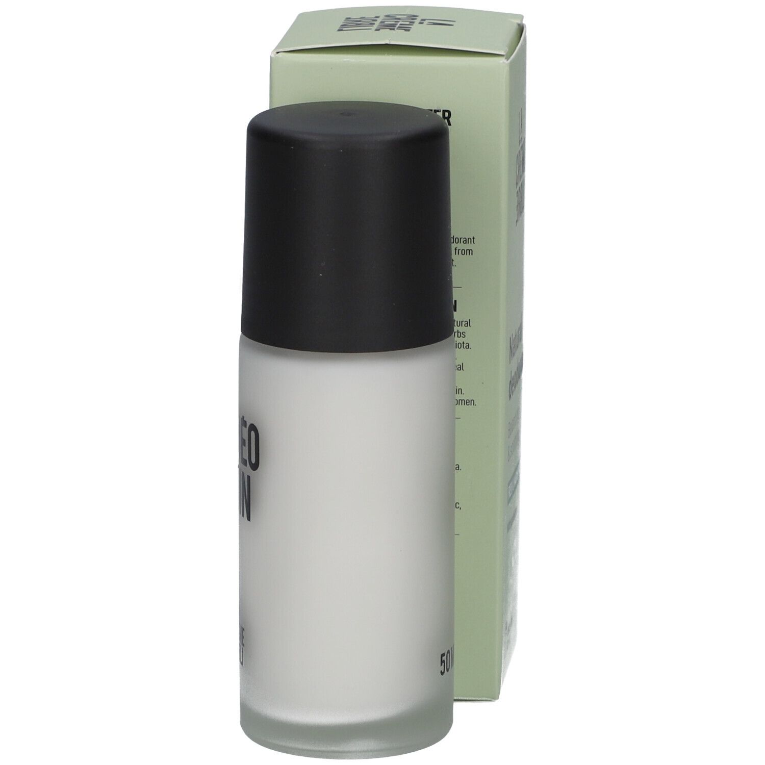 Roll-on et boîte. Le roll-on porte l'inscription "LE DÉO SOIN". Le bouchon est noir.