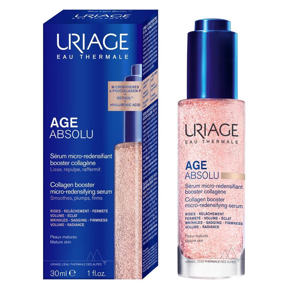Dos du flacon de sérum. Texte : Développé et recommandé par des dermatologues.