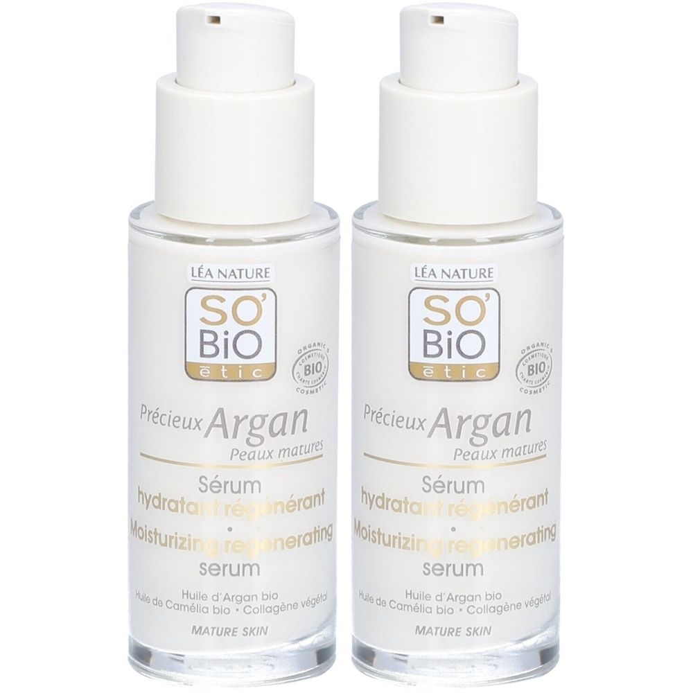 SO BIO ETIC Regenerierendes Feuchtigkeitsserum: Produktbild