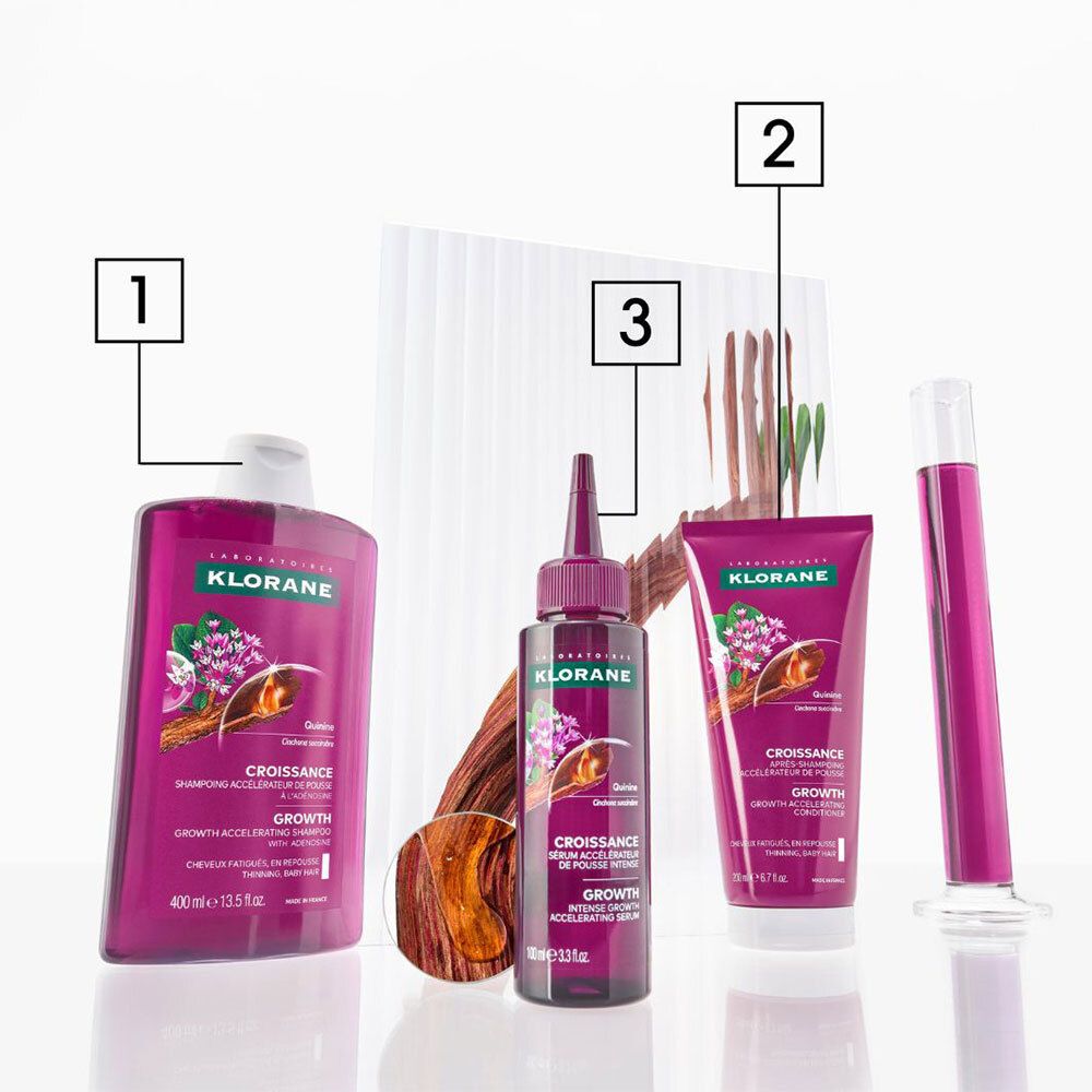 Klorane Haarwachstum – Haarspülung zur Förderung des Haarwachstums