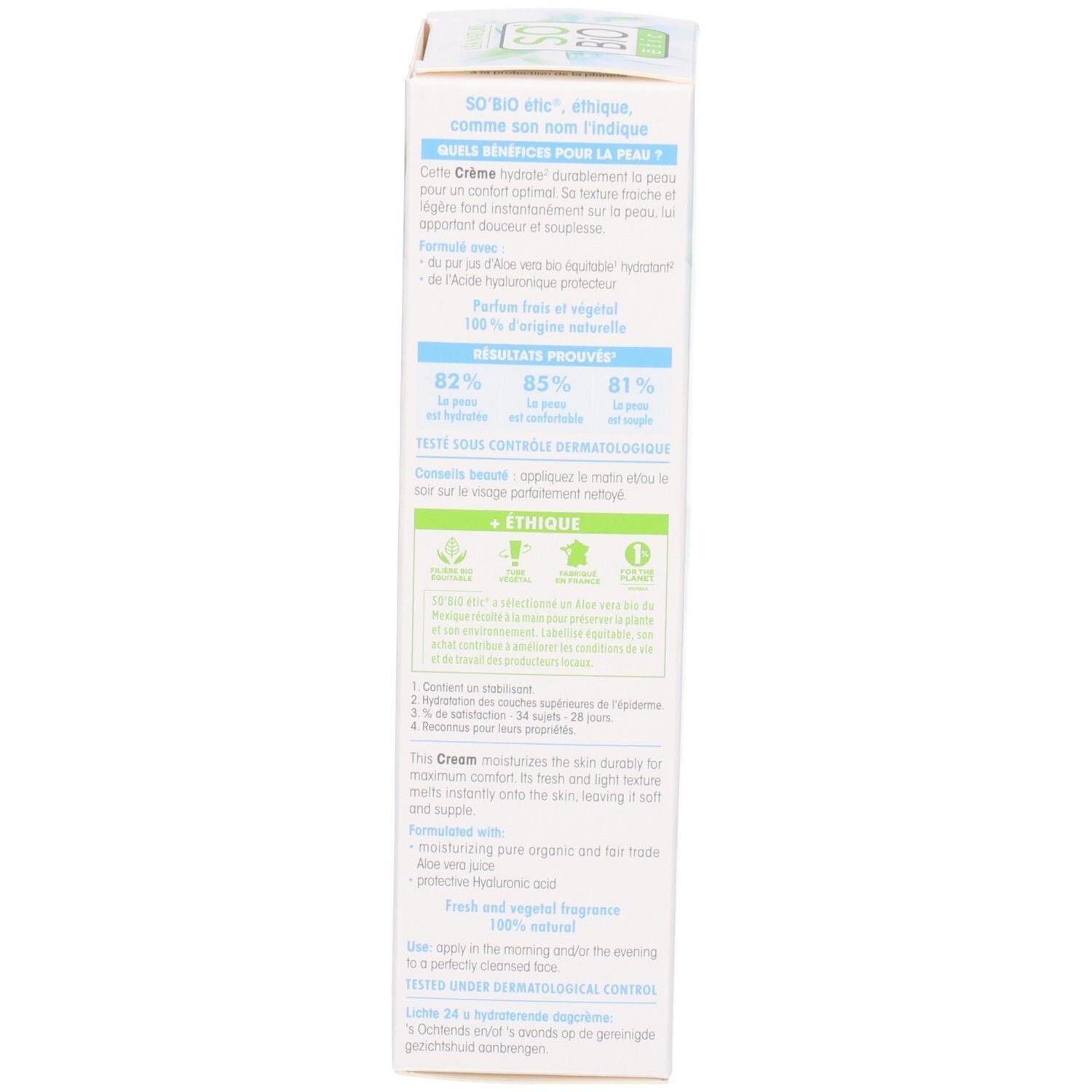 So Bio Etic Hydra Aloe Vera Leichte Feuchtigkeitscreme fr 24 Stunden 50 ml  - Redcare Apotheke