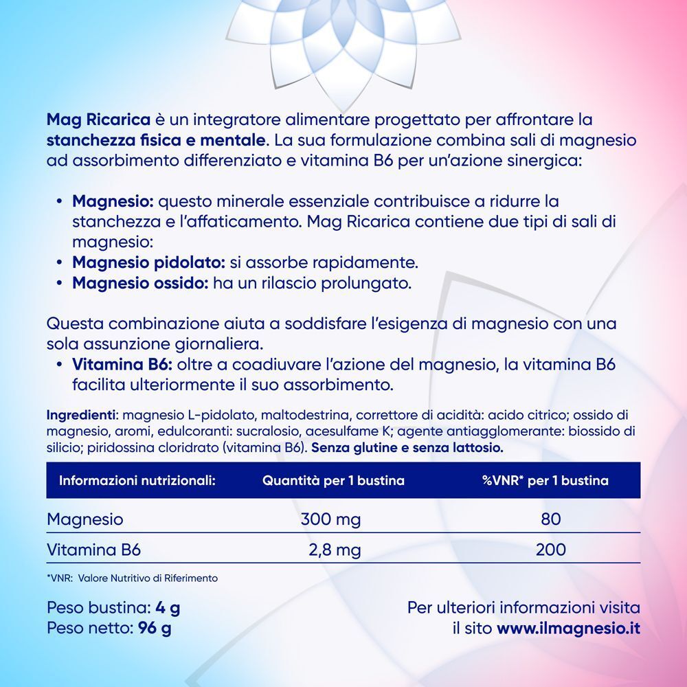 Mag Refill: Magnesium und Vitamin B6 zur Reduzierung von Müdigkeit und Erschöpfung.