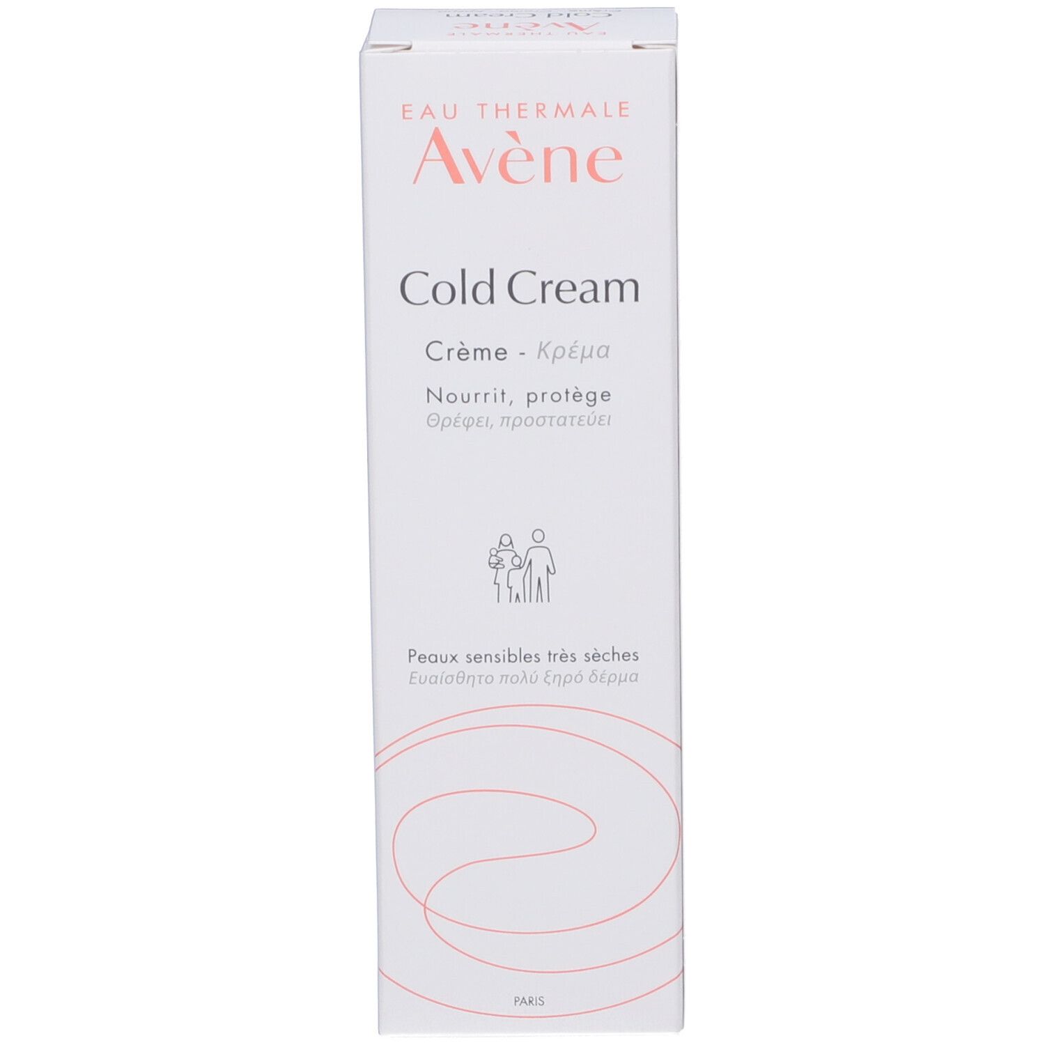 Avène Cold Cream Faltschachtel. Nourrit, protège. Für sehr trockene, empfindliche Haut.