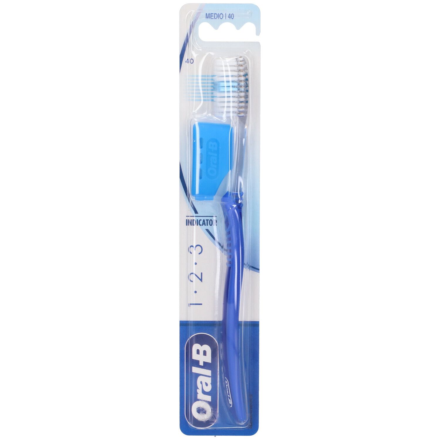 Oral B  1 2 3 Indicator Zahnbürste  Medium 40 mm