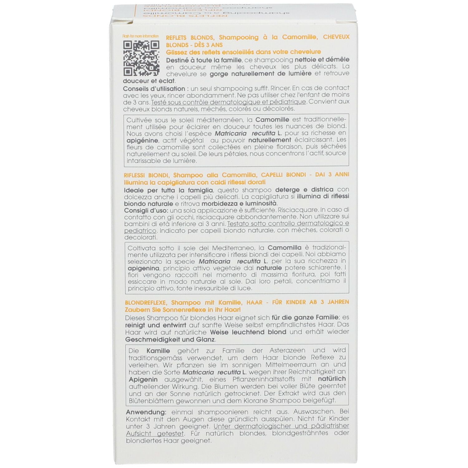 KLORANE SH CAMOMILLA 200ML