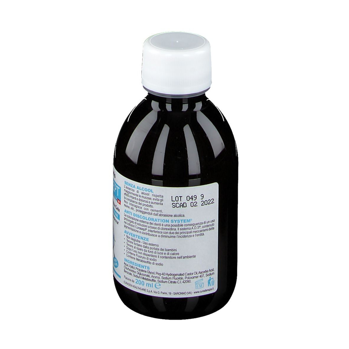 Curasept® Mundwasser-Behandlungsplatte und Karies