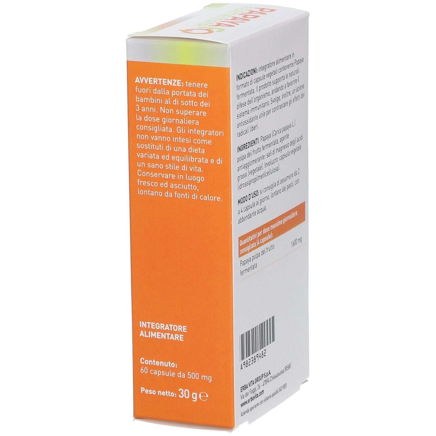 ERBA VITA Fermentierte Papaya