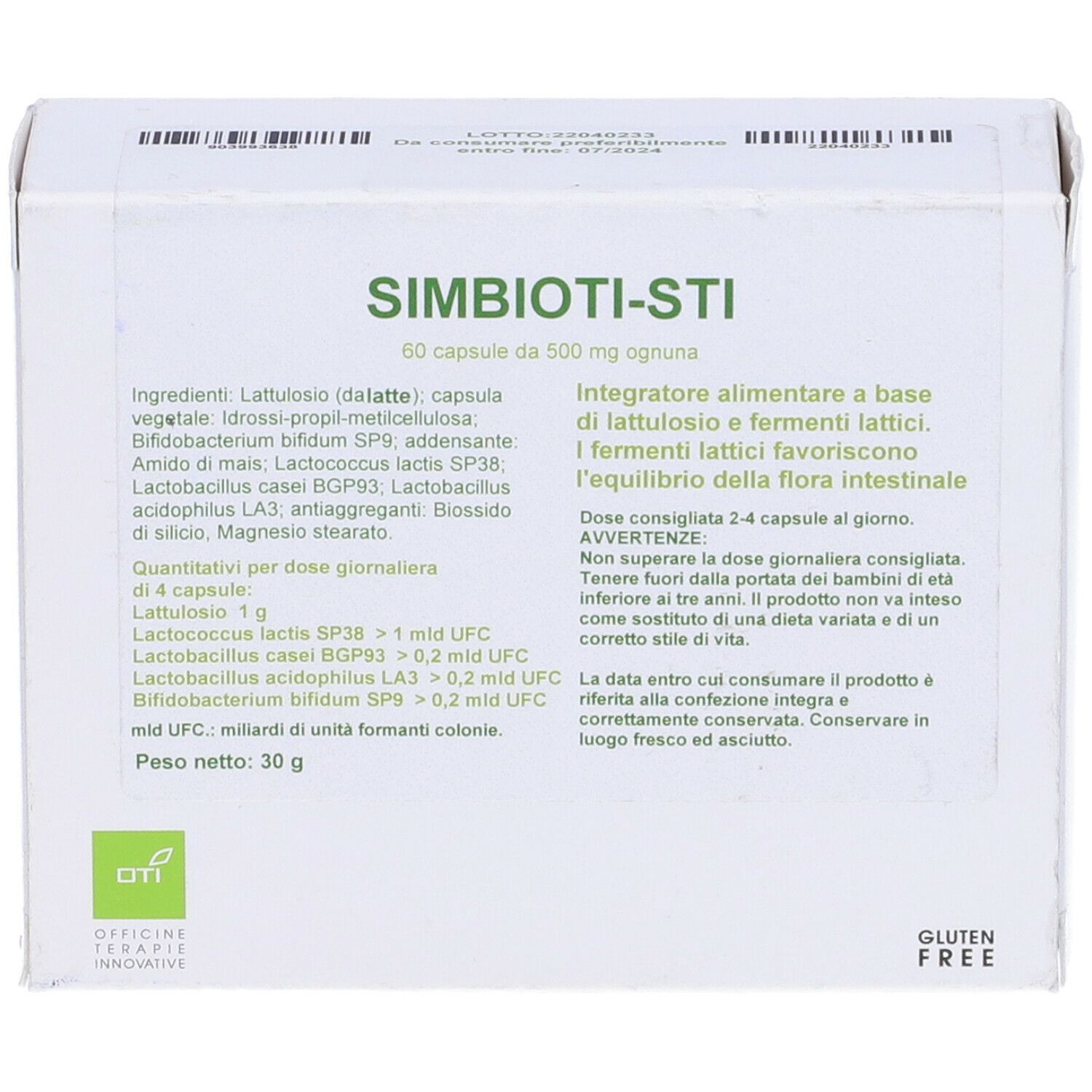Simbioti Sti 60 Kapseln