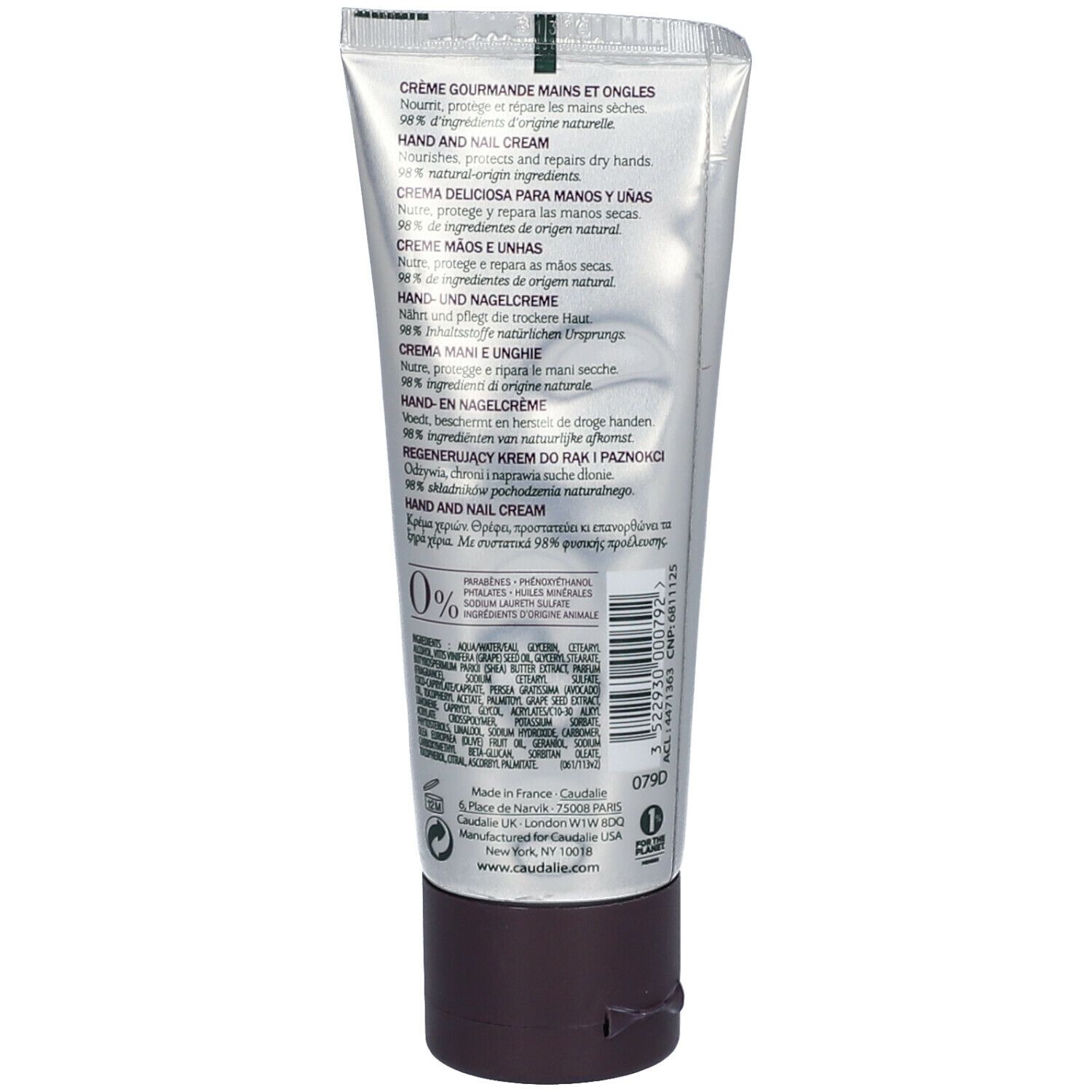 CAUDALÍE Crème mains et ongles