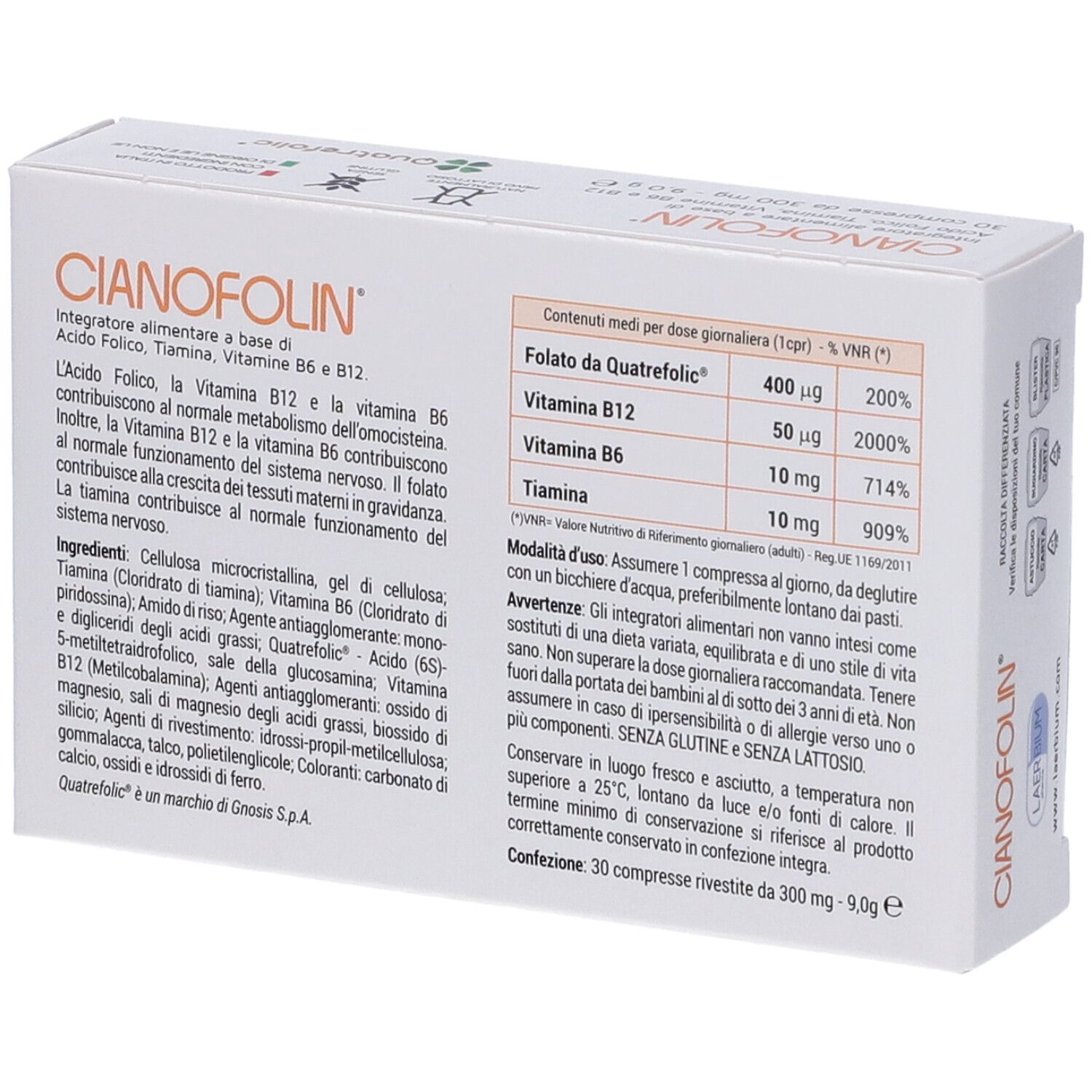 CIANOFOLIN® Comprimés