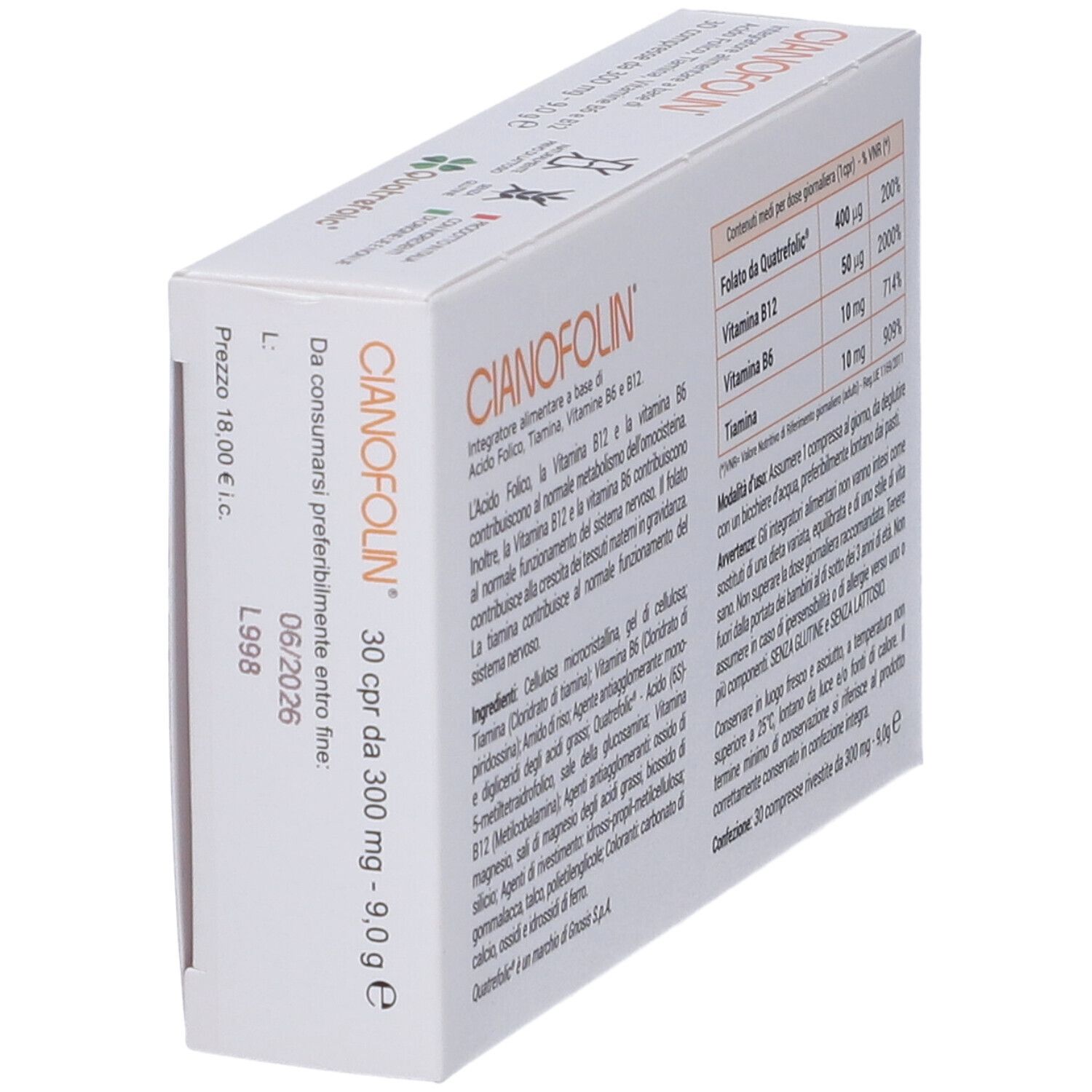 CIANOFOLIN® Comprimés
