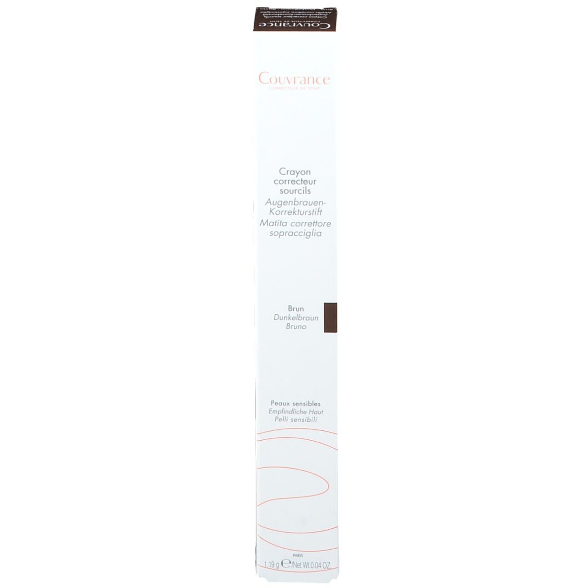 Avène Couvrance Augenbrauen Korrekturstift 02 dunkelbraun