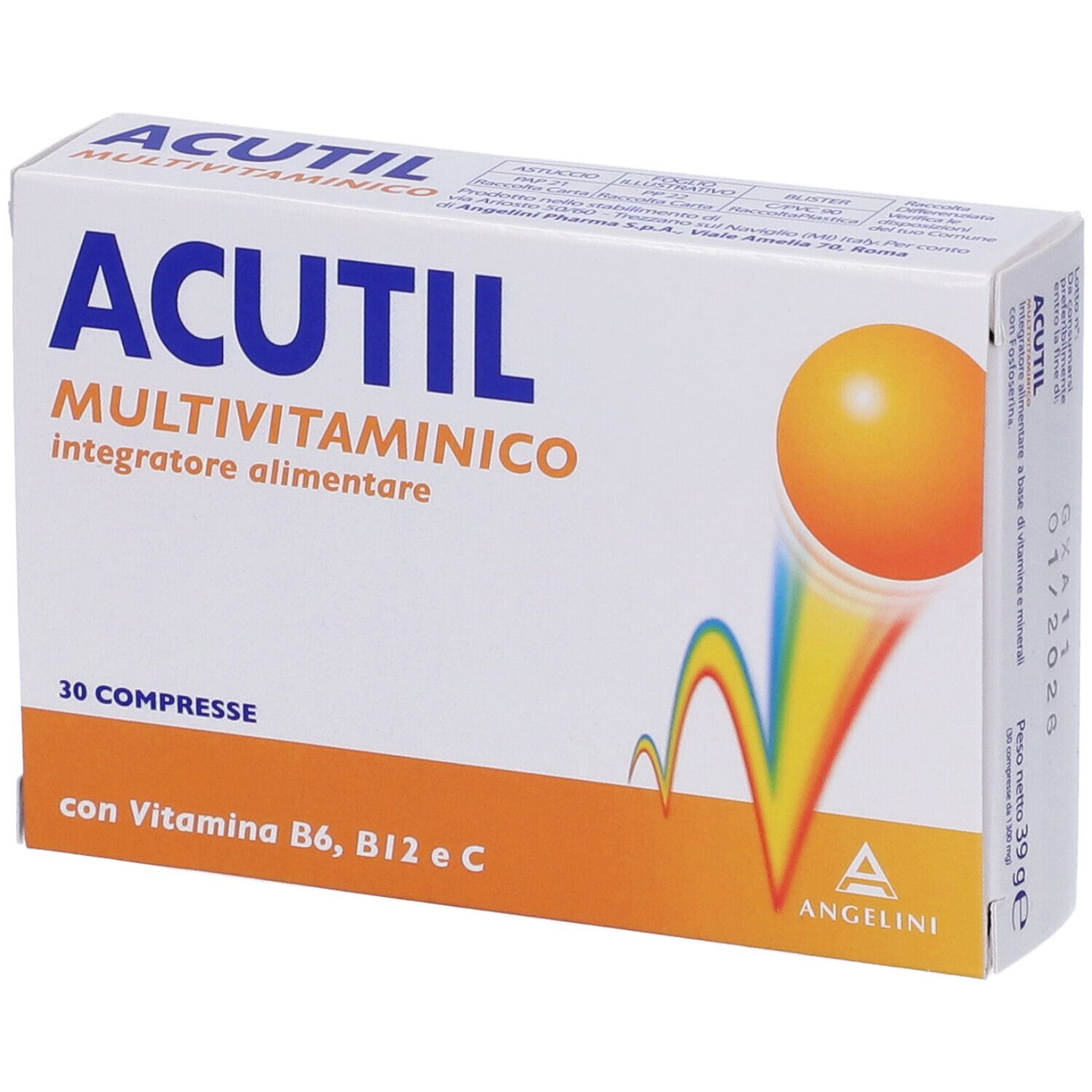 ACUTIL MULTIVITAMINICO 30CPR