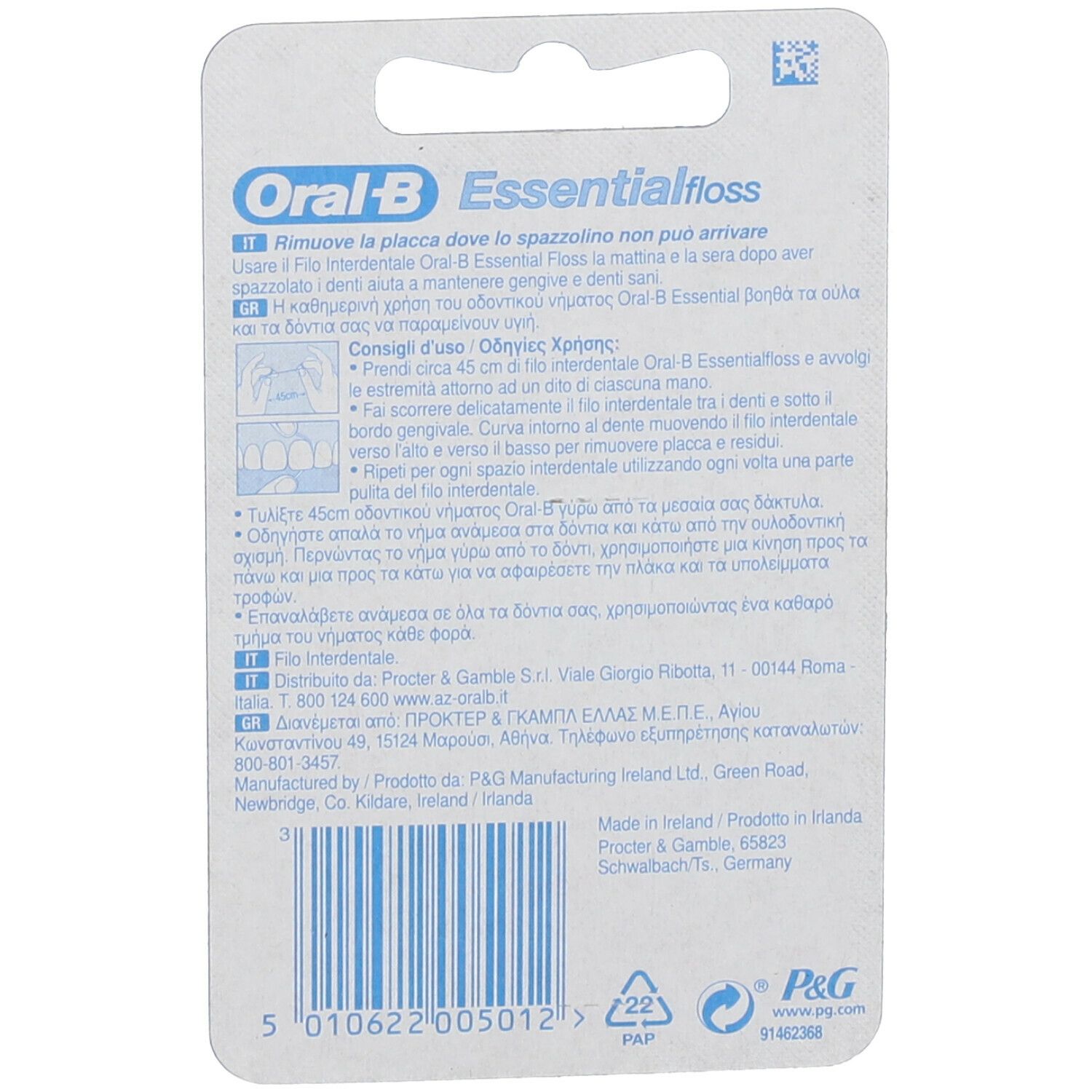 Oral-B® Essentialfloss ungewachst 50m