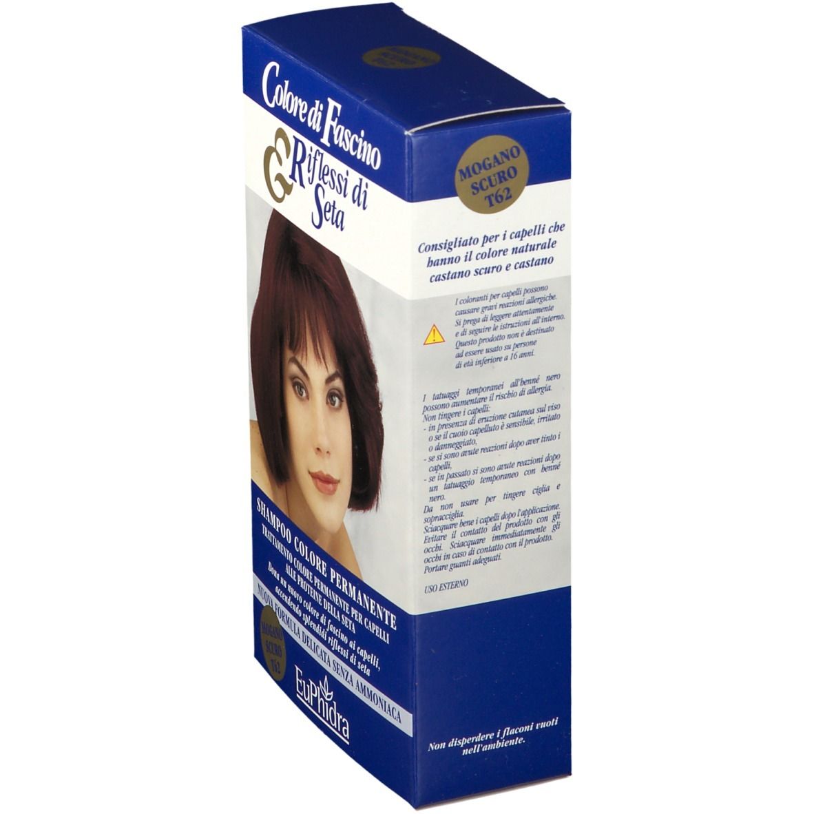 EuPhidra Couleur Charme et Reflets de Soie Acajou Foncé T62
