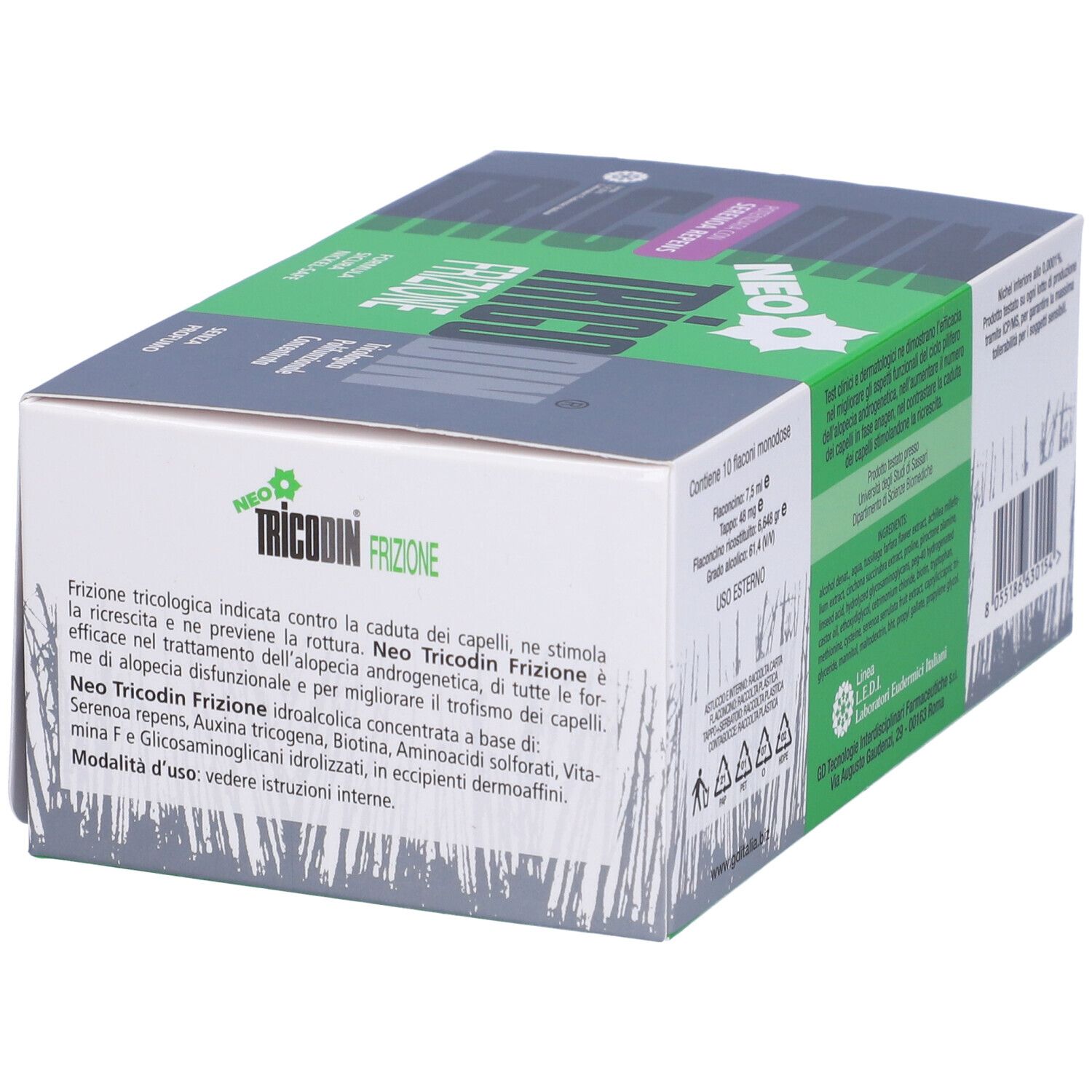 Neotricodin Friction 10 Fläschchen 7,5 Ml