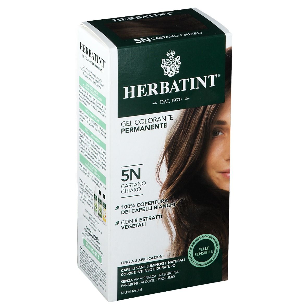 HERBATINT® 5N permanenten Haarfarbe Kastanie Hell