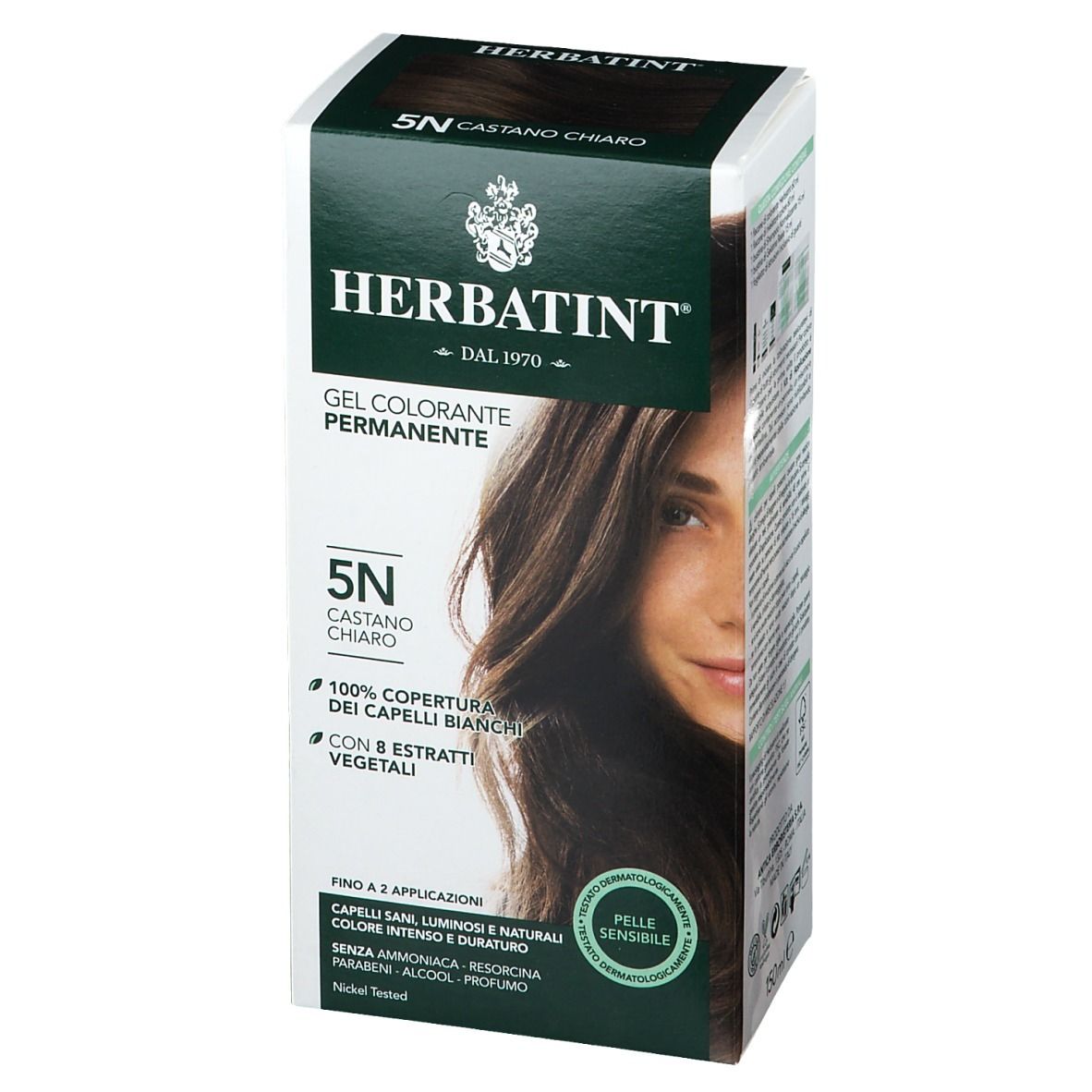 HERBATINT® 5N permanenten Haarfarbe Kastanie Hell