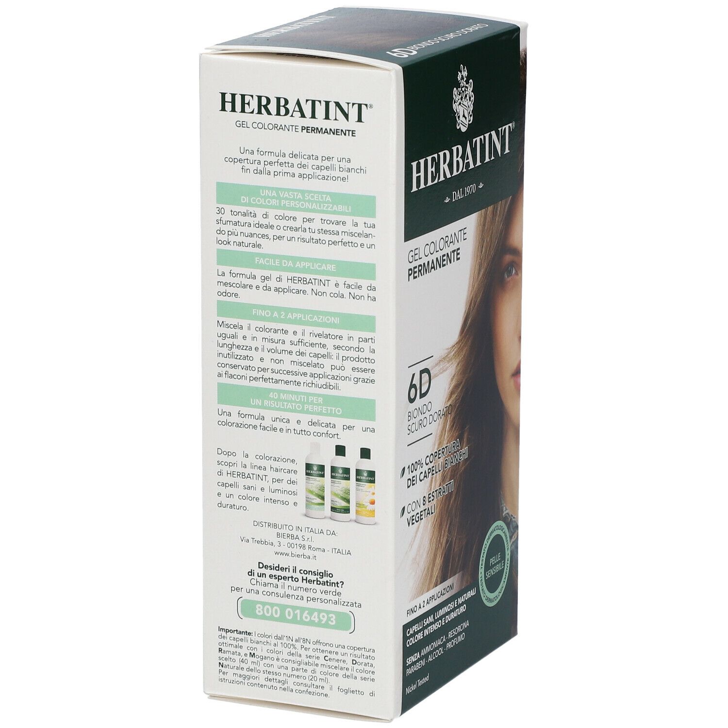 HERBATINT® Haarfarbe Dunkelblond 6D