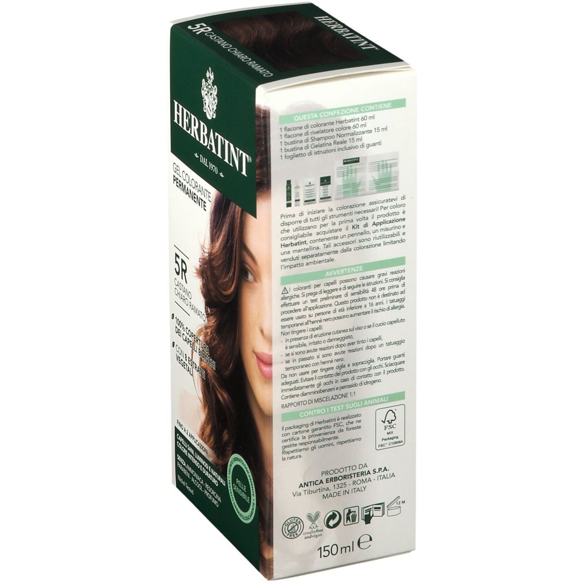 HERBATINT® Haarfarbe Hellbraun Kupfer 5R