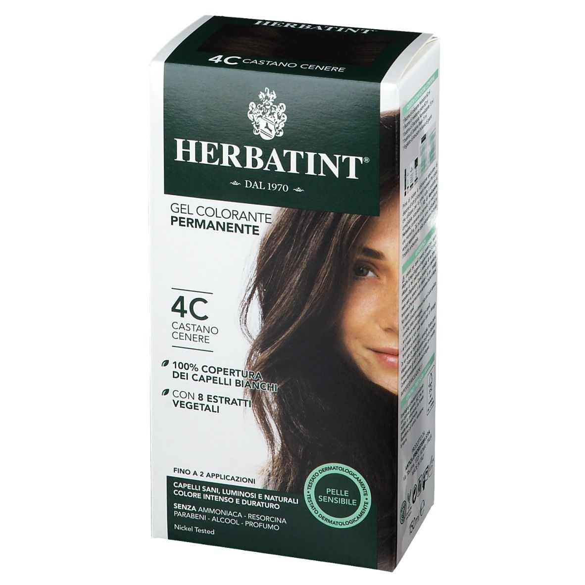 HERBATINT® Haarfarbe Aschbraun 4C