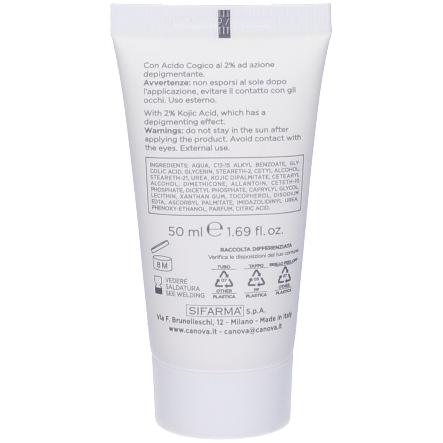 CANOVA® 8+2 Crème Éclaircissante