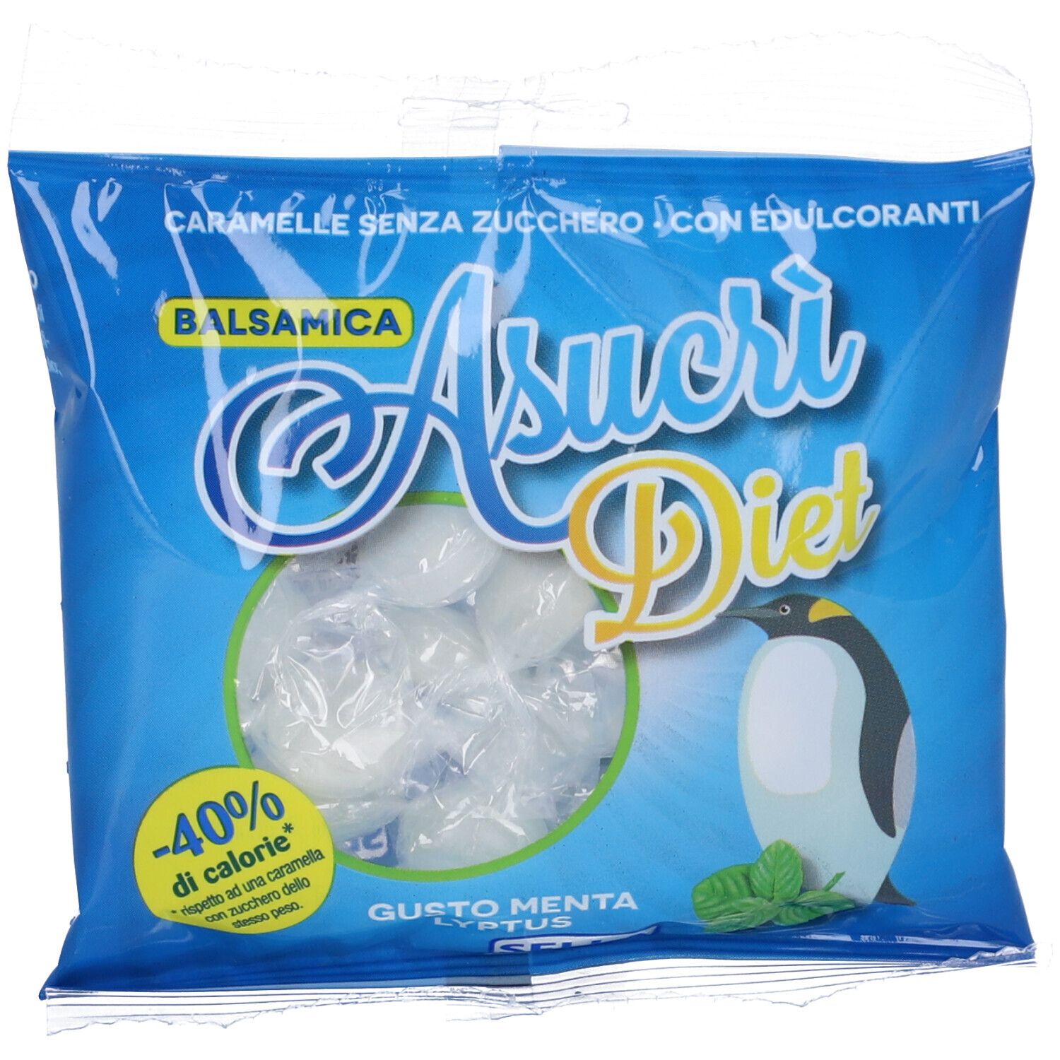 SELLA Caramelle Asucri Diet Goût Menthe-Eucalyptus