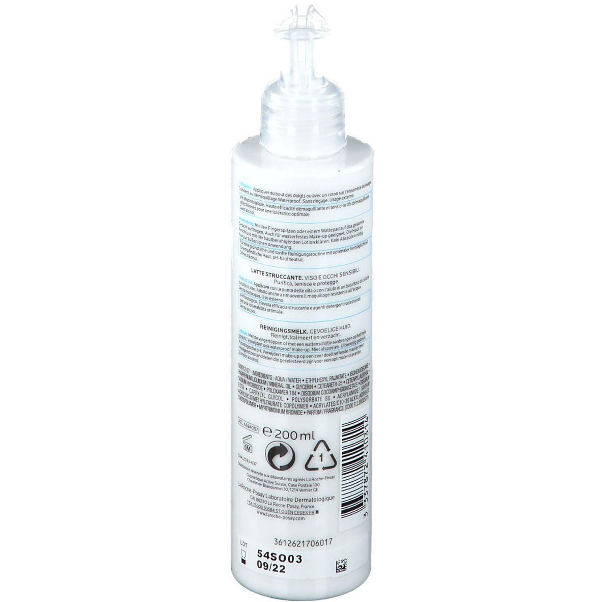 LA ROCHE POSAY Lait démaquillant physiologique