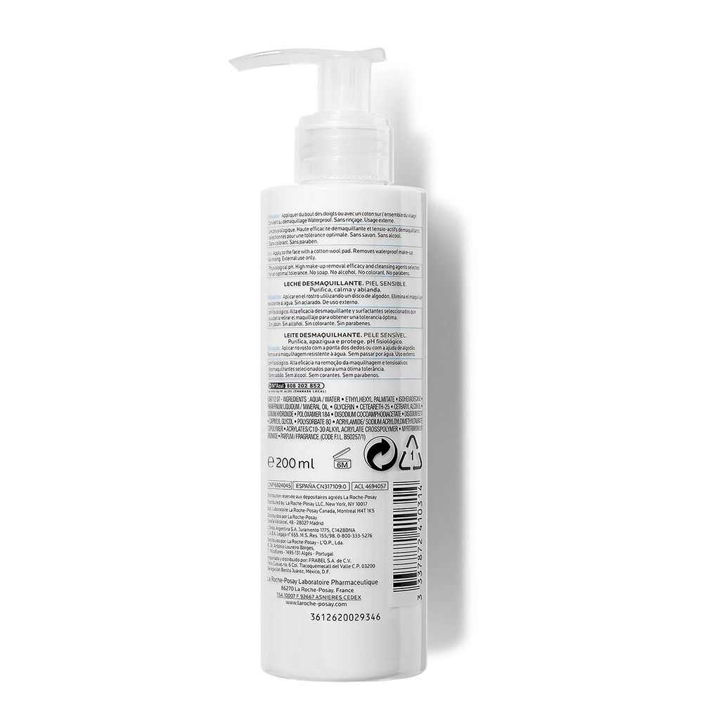 LA ROCHE POSAY Lait démaquillant physiologique