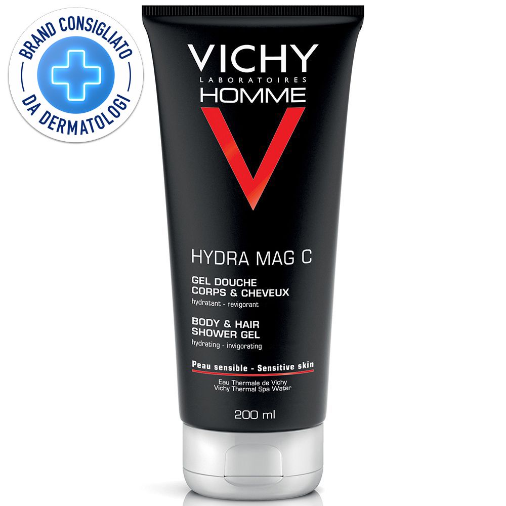 Vichy Homme Hydra Mag C gel douche hydratant révigorant