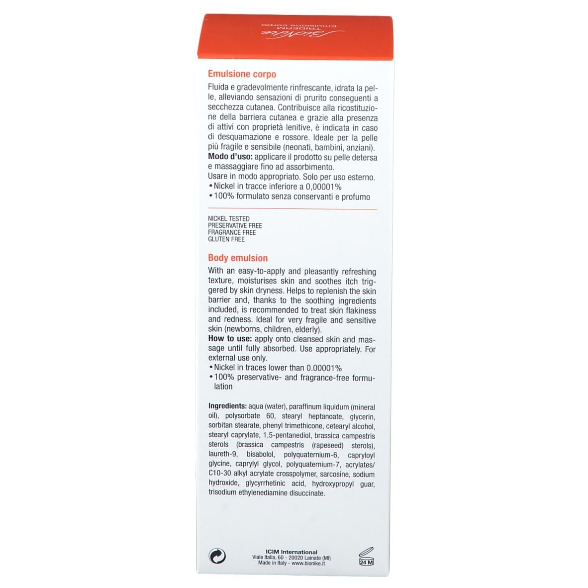 BioNike TRIDERM Körper-Emulsion