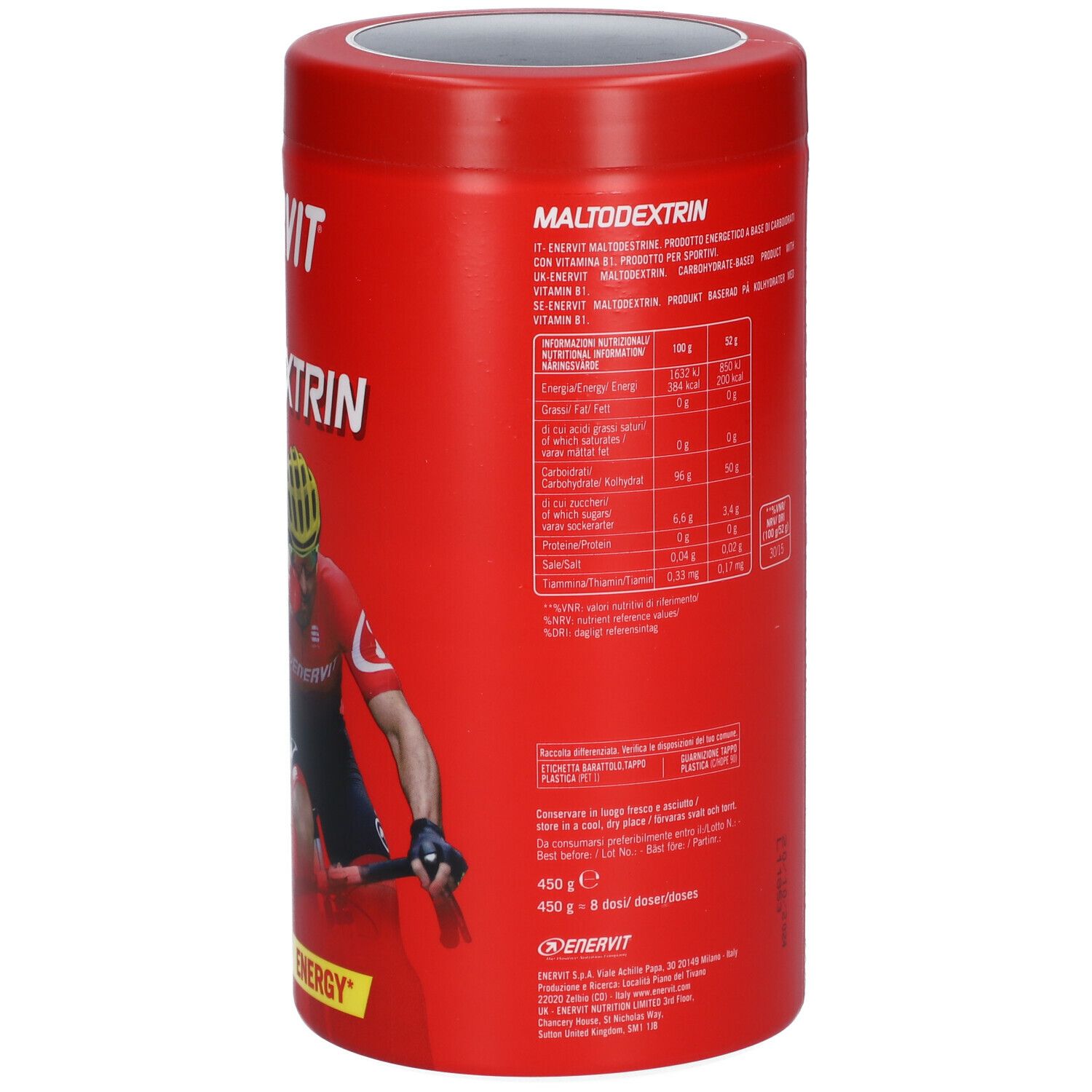ENERVIT® Sport Maltodextrine - 10% sparen mit Code: ENERVIT10