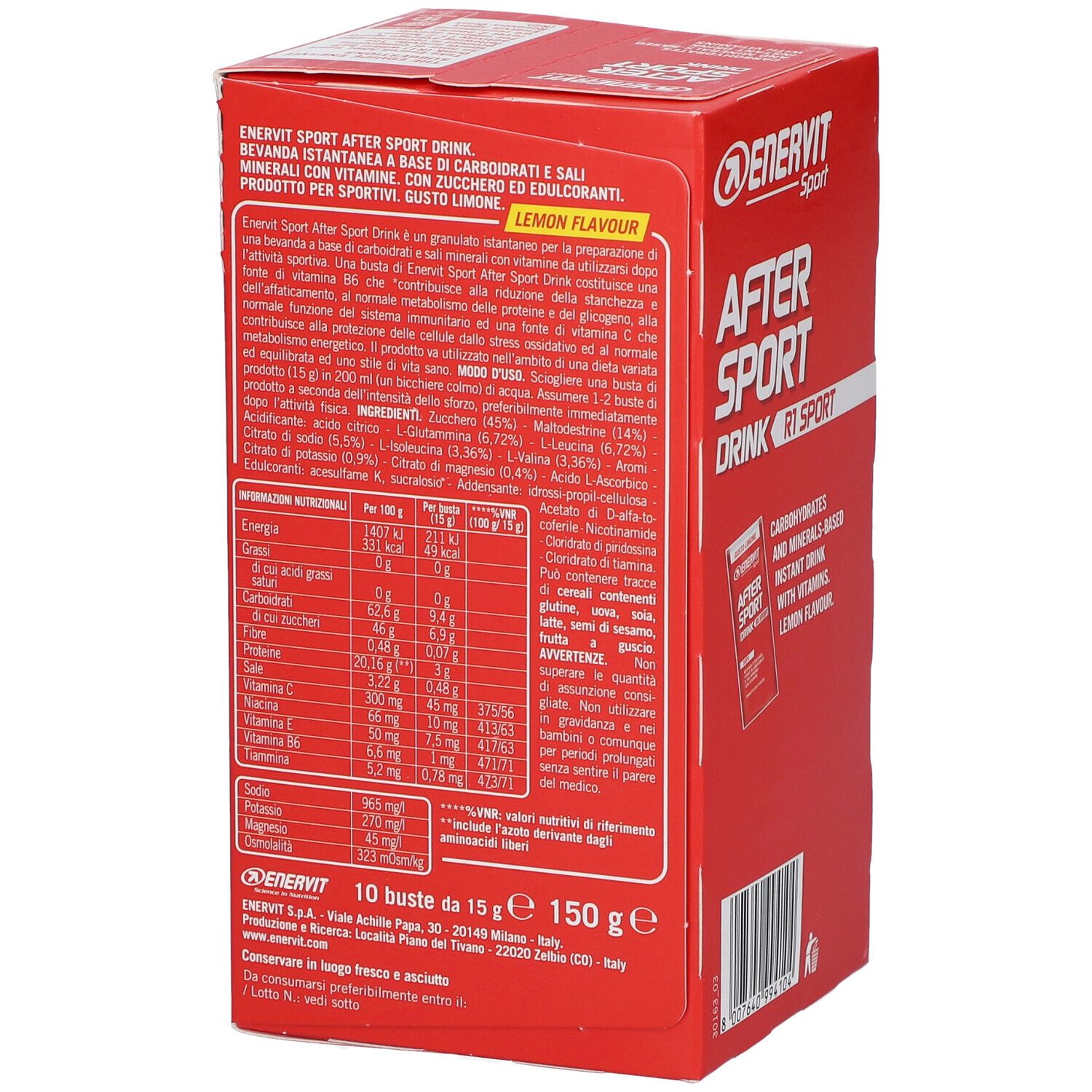 ENERVIT® Sport After Sport Drink - 10% sparen mit Code: ENERVIT10