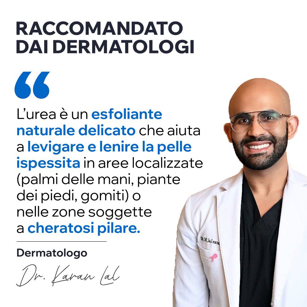 Le dermatologue Dr. Karan Lal recommande Uriage Kératosane 30 Gel-Crème à l'urée.