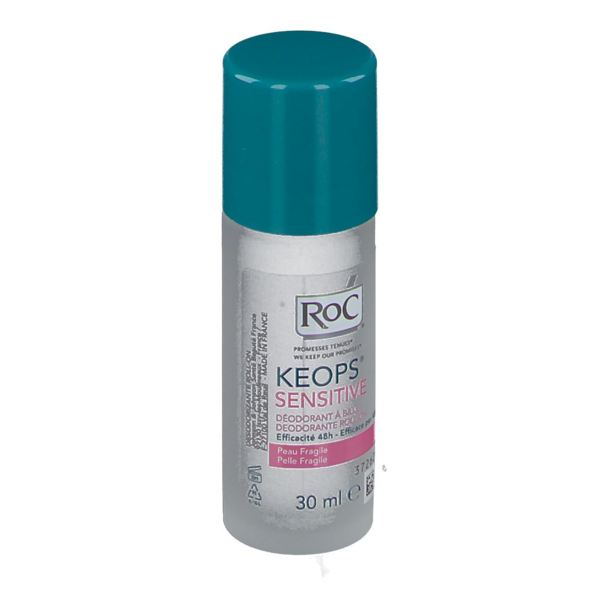 RoC® Keops® Deoroller auf empfindlicher, zerbrechlicher Haut