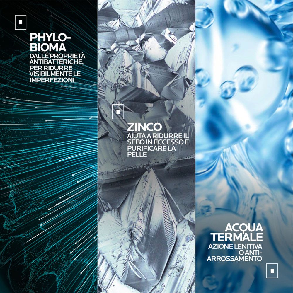 La Roche-Posay Effaclar Reinigungsgel: Phyllo-Bioma, Zink und Thermalwasser.