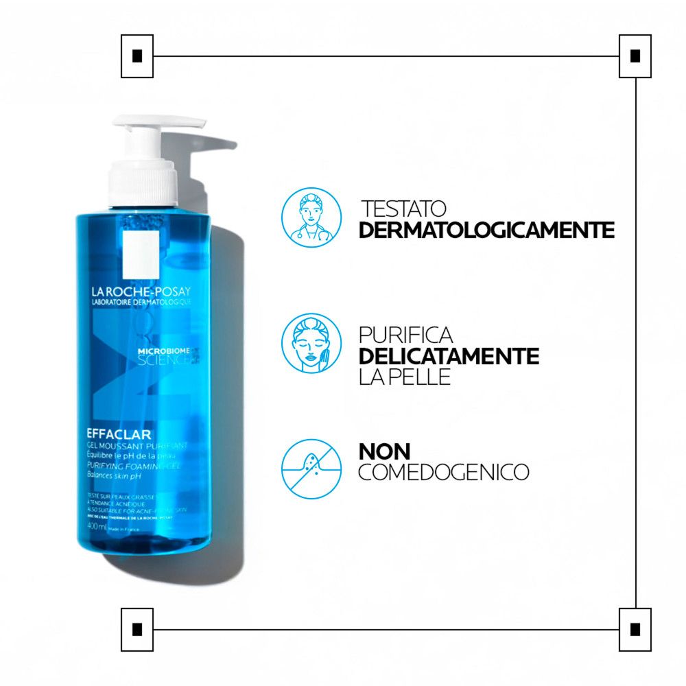 La Roche-Posay Effaclar Reinigungsgel: dermatologisch getestet, reinigt sanft, nicht komedogen.