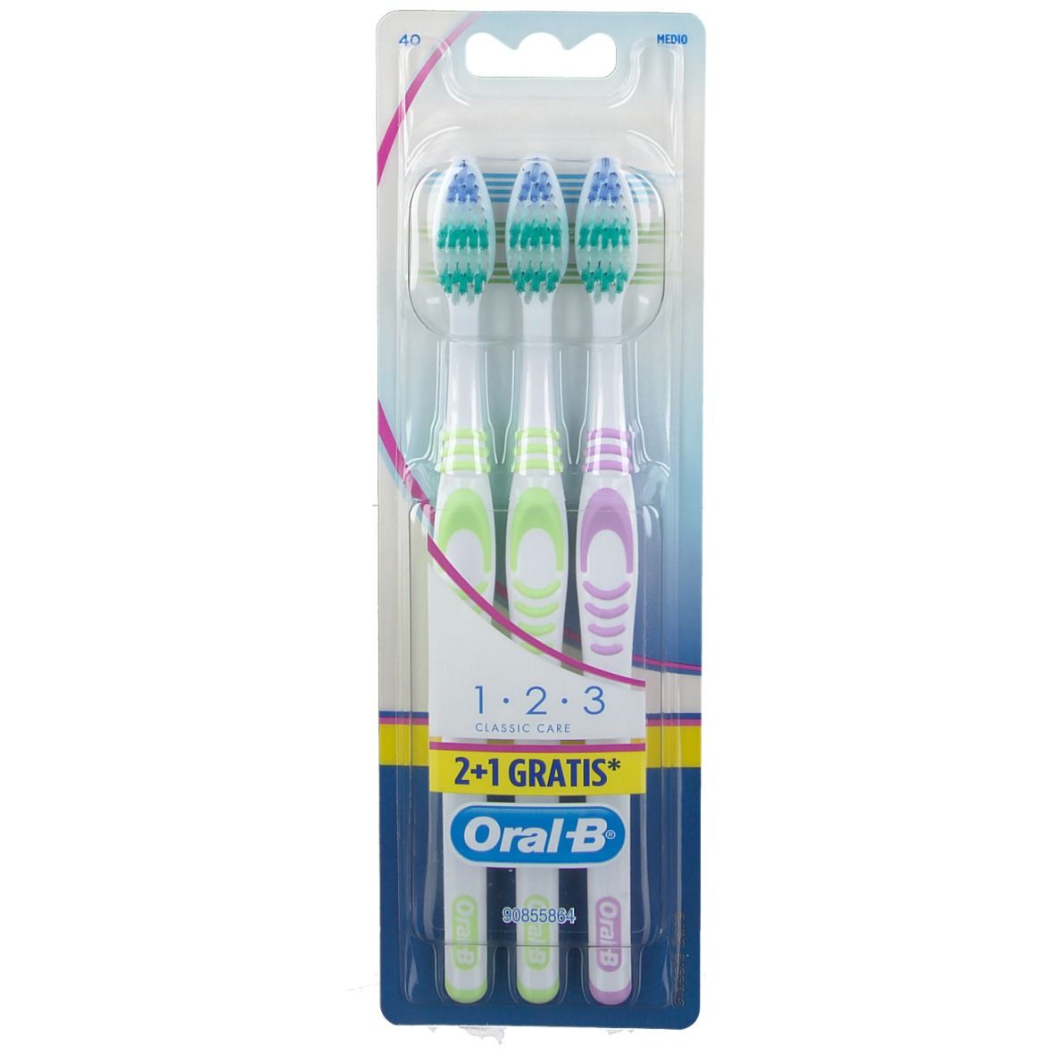 Oral-B® 1-2-3 Classic Care Brosse à dents manuelle Medium