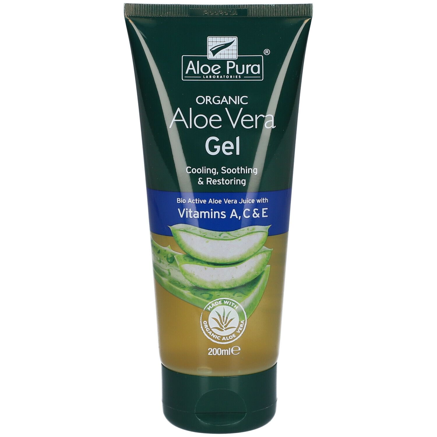 Optima Aloe Pura® Bio-Aloe-Vera-Gel Vitamine A, C & E