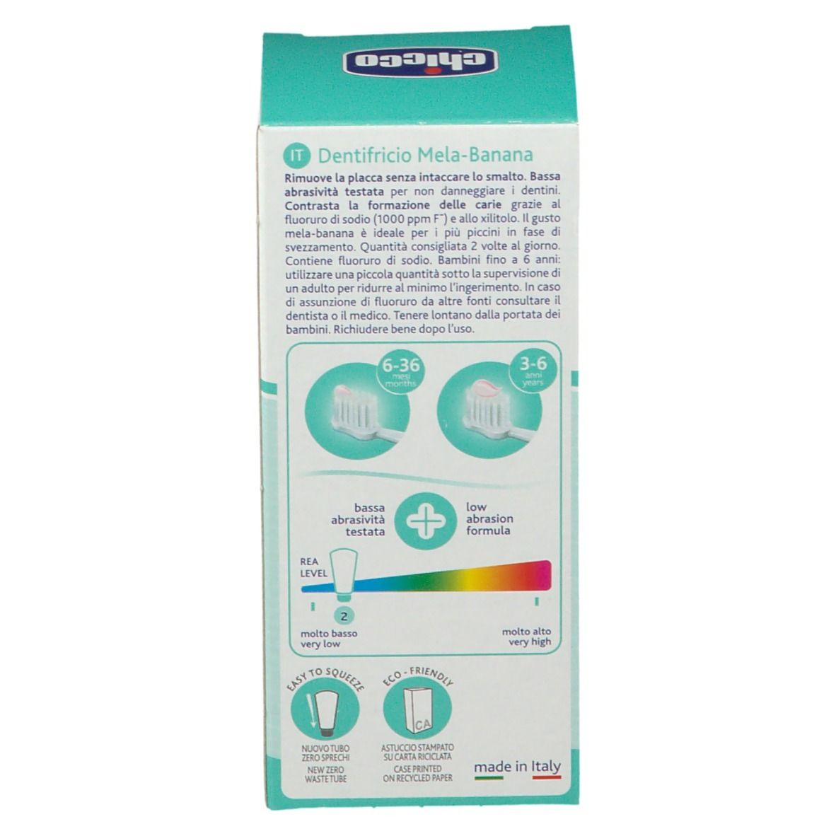 Chicco® Zahnpasta Apfel-Banane 6m+