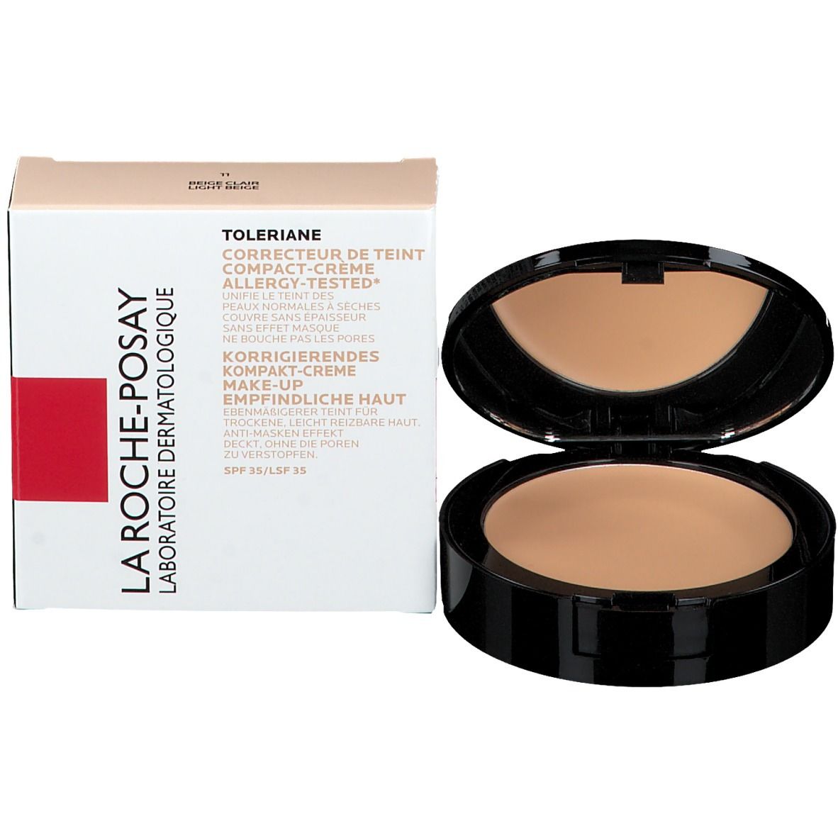LA ROCHE POSAY TOLERIANE Teint compact beige clair n° 11
