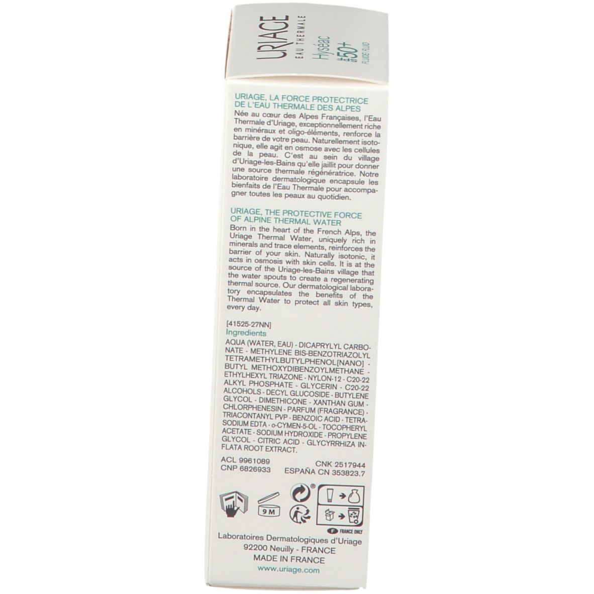 HYSEAC SOLAIRE SPF50+ 50ML