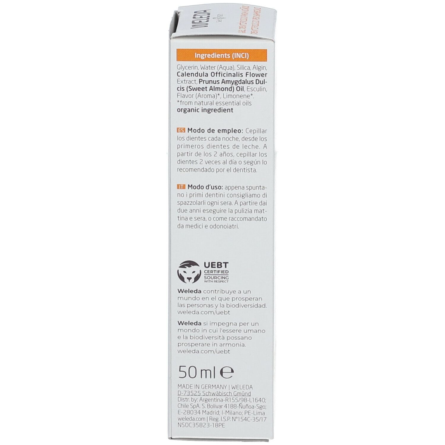Weleda Gel dentifrice pour enfants