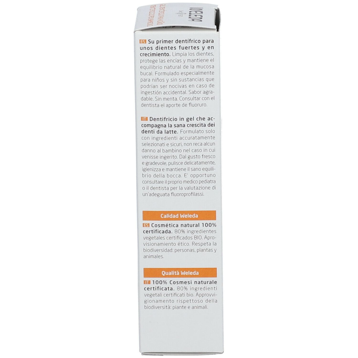 Weleda Gel dentifrice pour enfants