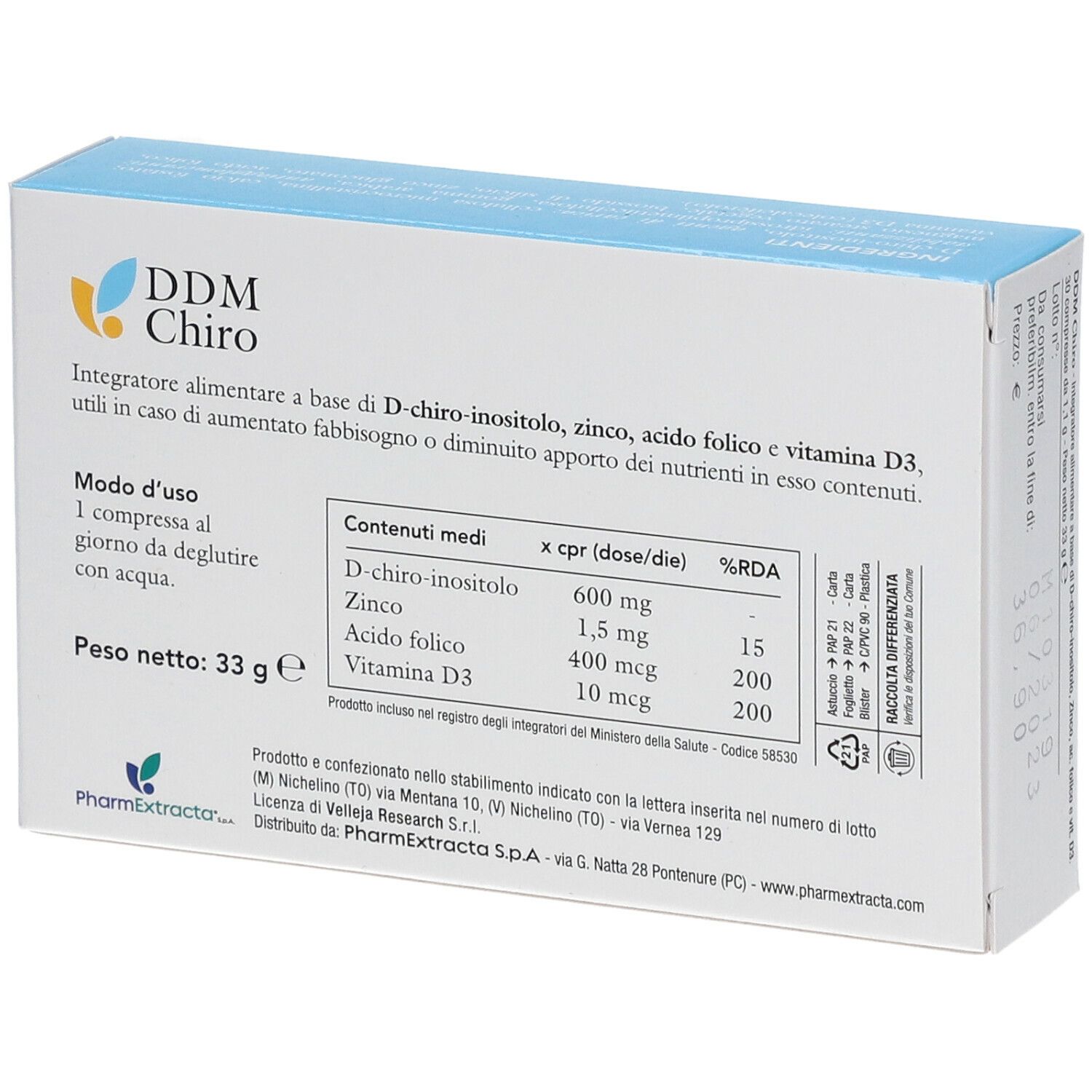 DDM Chiro Compresse