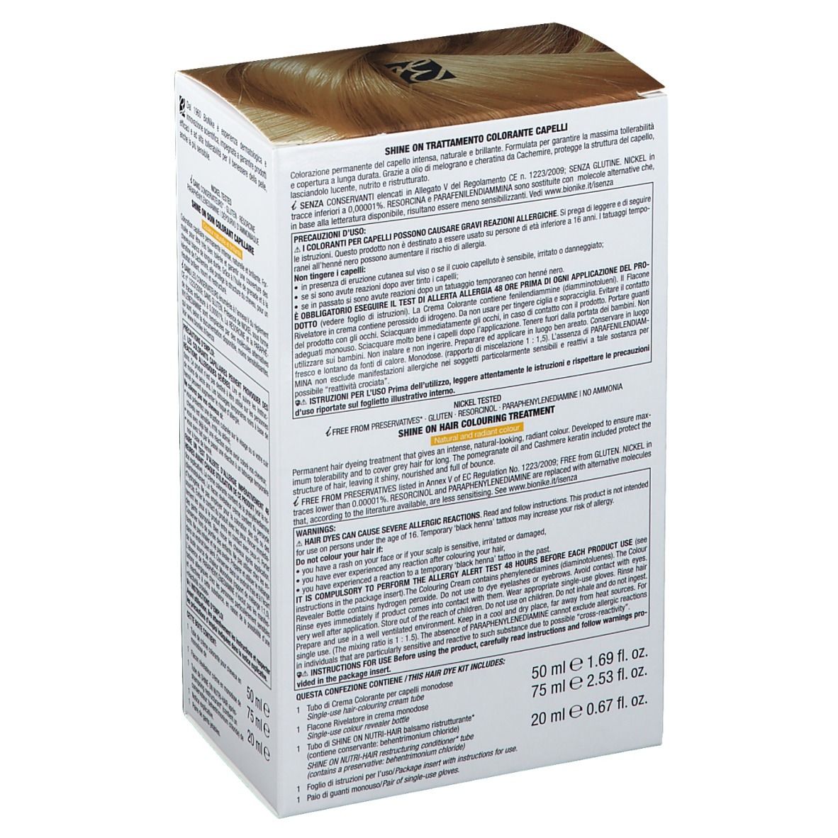 BioNike Coloration blonde claire 9