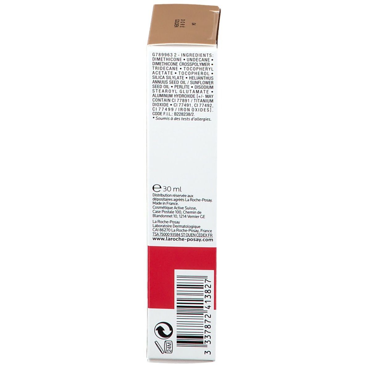 LA ROCHE POSAY TOLÉRIANE Fond de teint mousse matifiante n° 04