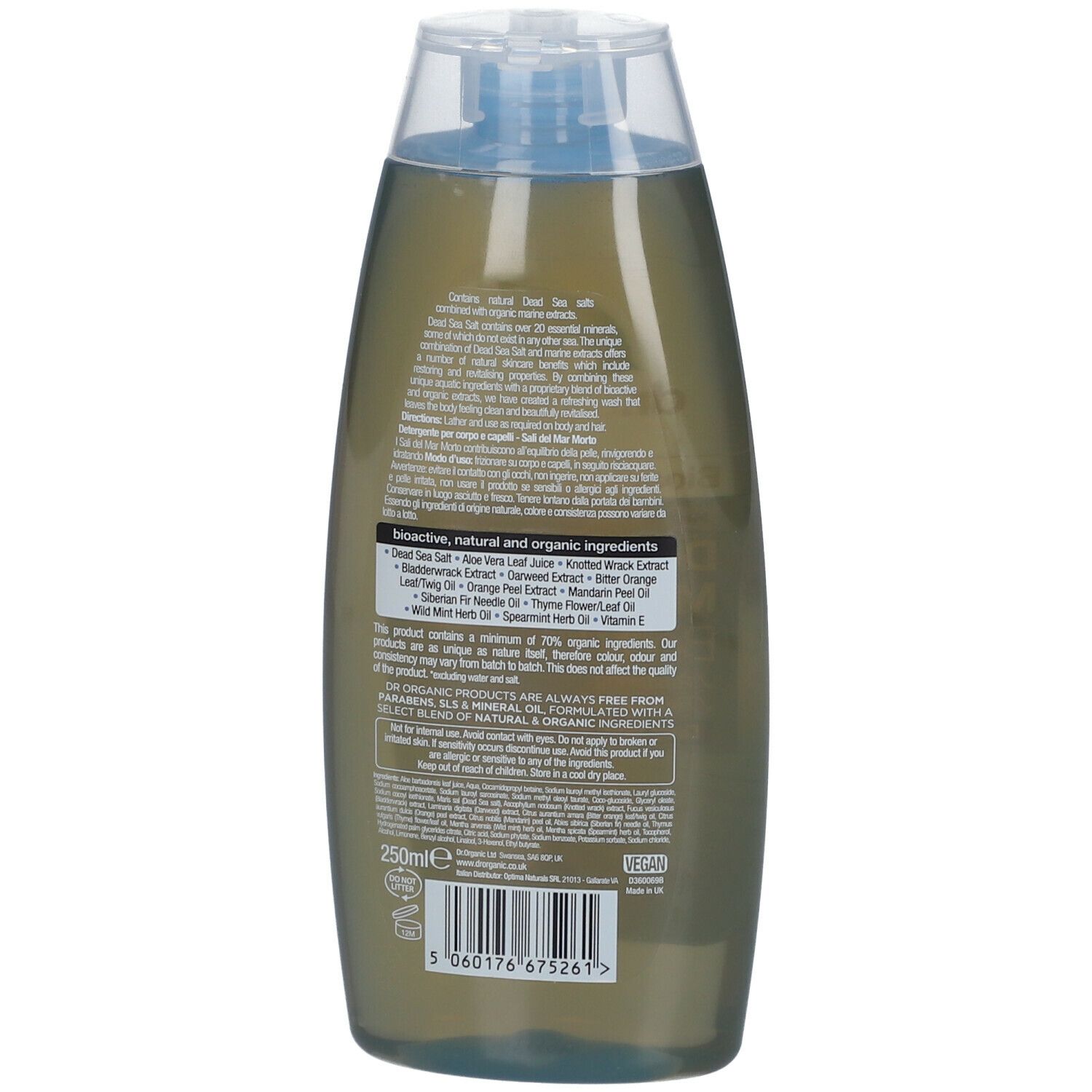 Dr. Organic® Totes Meer Duschgel